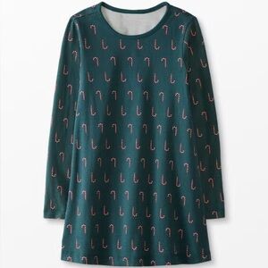 Hanna Andersson Green Candy Cane Dress